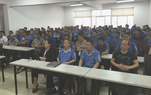 熱烈祝賀2015年9月溫州三聯(lián)鍛造有限公司管理升級正式啟動！