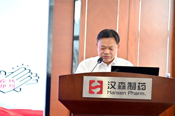 漢森制藥精益營銷管理升級(jí)推進(jìn)辦主任、營銷副總裁敖凌松先生