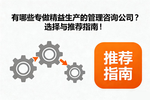 有哪些專做精益生產(chǎn)的管理咨詢公司？選擇與推薦指南！