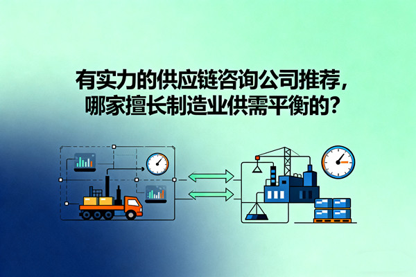 有實力的供應(yīng)鏈咨詢公司推薦，哪家擅長制造業(yè)供需平衡的？