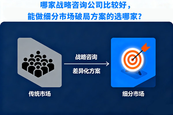 哪家戰(zhàn)略咨詢公司比較好，能做細分市場破局方案的選哪家？